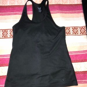 Plain black Dri fit Nike tank top